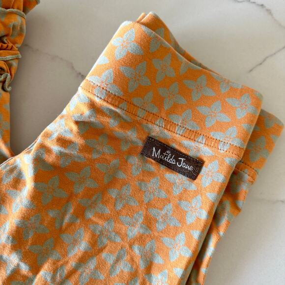 Matilda Jane Lattice Ruffle Hem Leggings - Size 11 - Picture 4 of 6